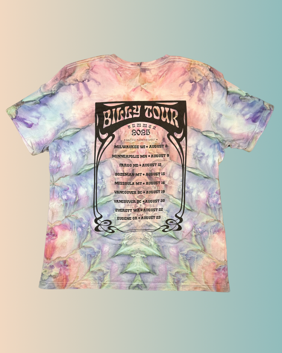 Billy Tour Summer 2025 Tie Dye